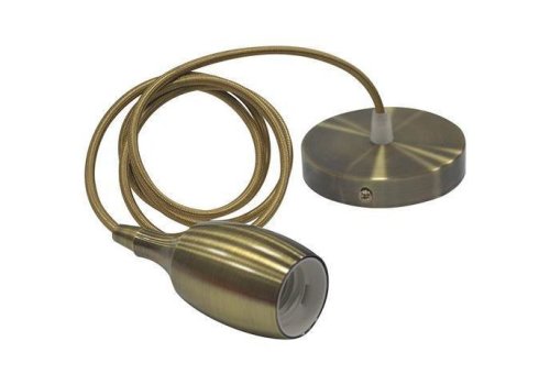 Светильник подвесной Horoz 230V E27 Старая бронза 1м фото Светильник подвесной Horoz 230V E27 Старая бронза 1м картинка